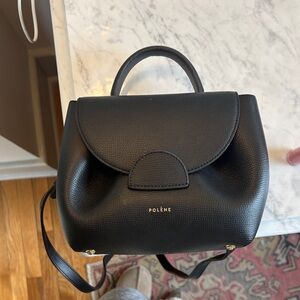 Polene Black Mini Bag
